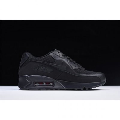 Nike Erkek Air Max 90 Essential Siyah / Metal Gümüş / Kırmızı Koşu Ayakkabısı Türkiye - W6NO1Y9M